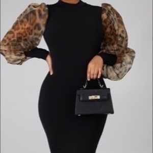 Long Sleeve Black Dress